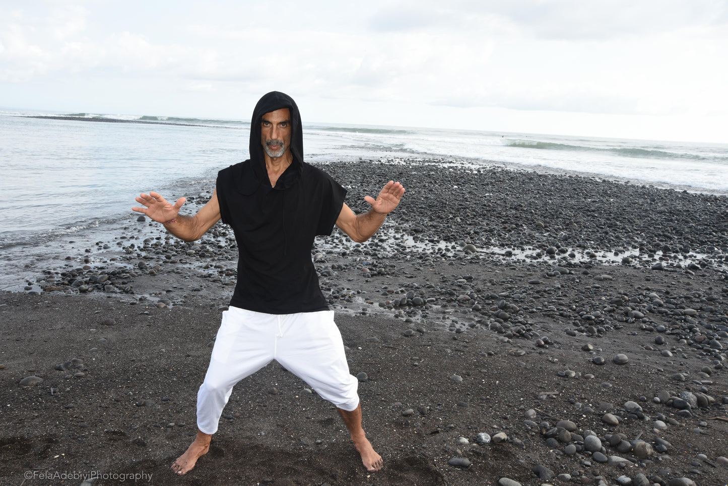 KIO White Bamboo Yoga Pants Man, Workout, Comfy Pants Wear Suit, Dance Pants, Shorts Man, Shorts Pants,3/4 Length
