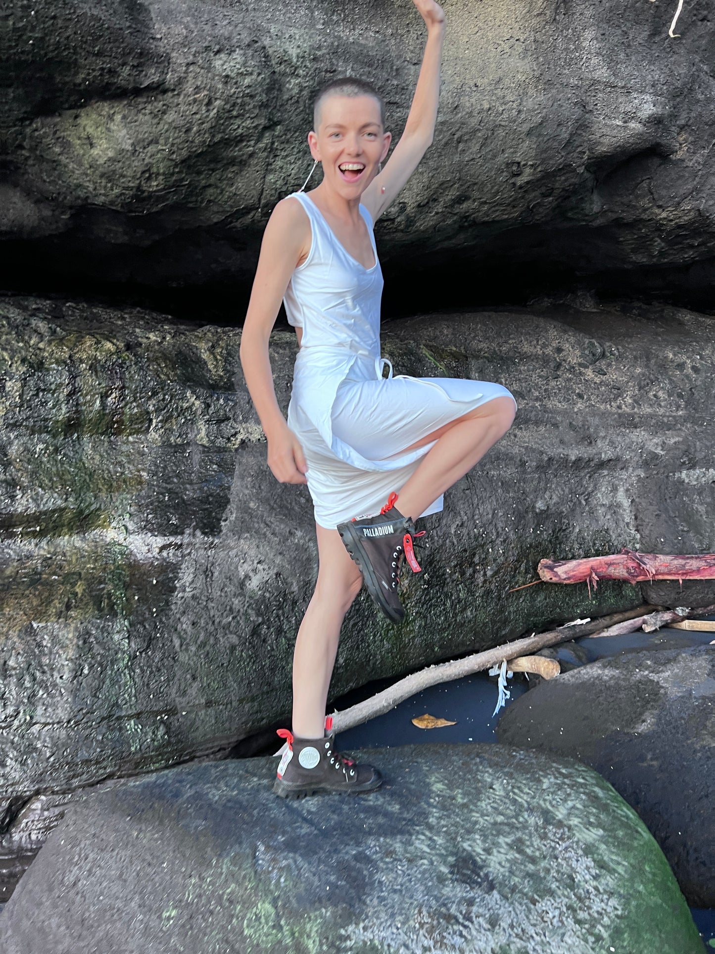Airi — Bamboo Transformer Dress with Open Back