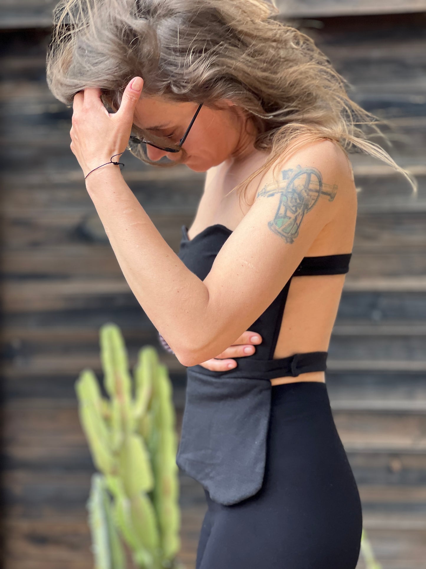 Emi — Bamboo Corset Top with Open Back