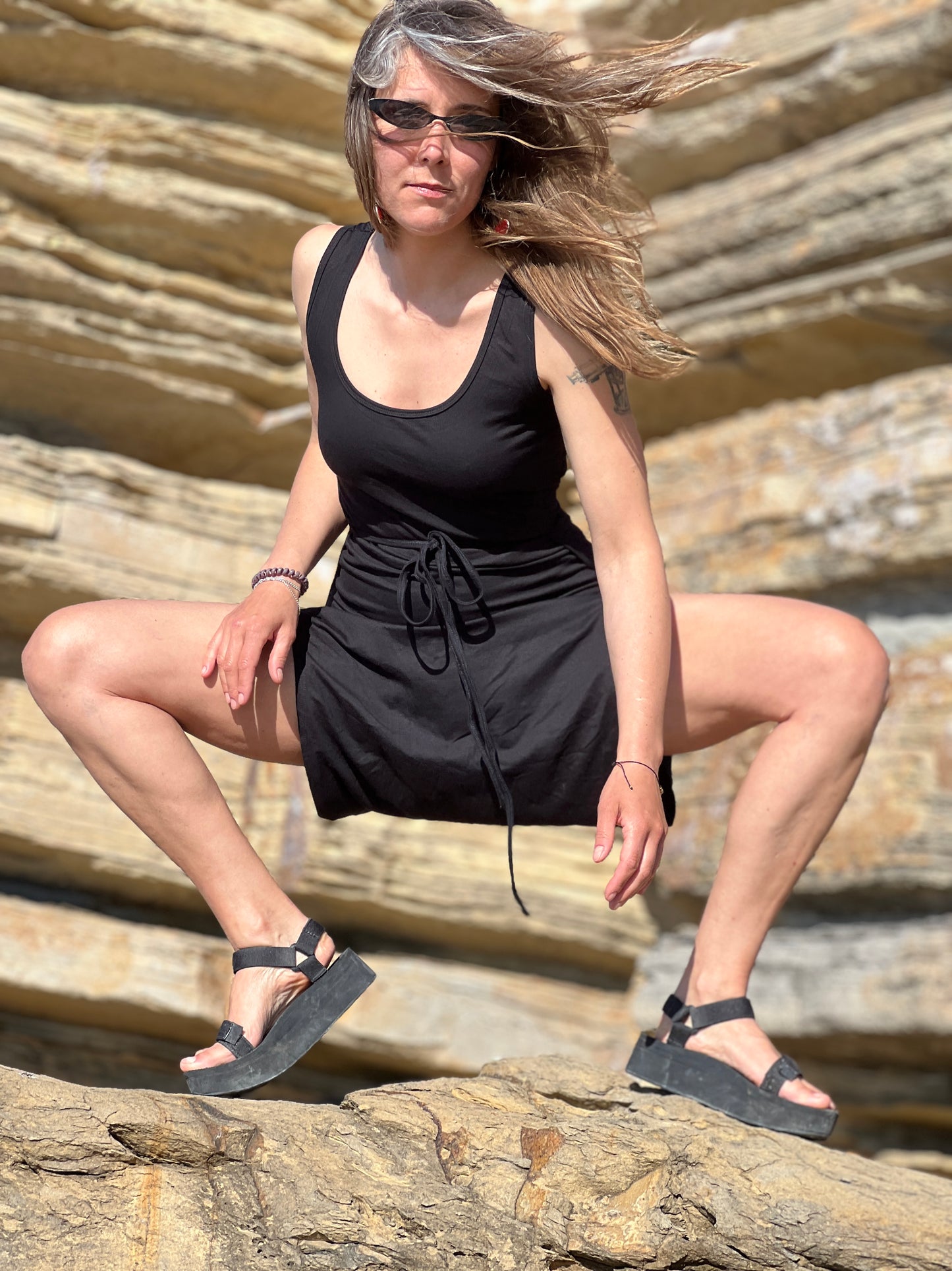 Airi — Bamboo Transformer Dress with Open Back