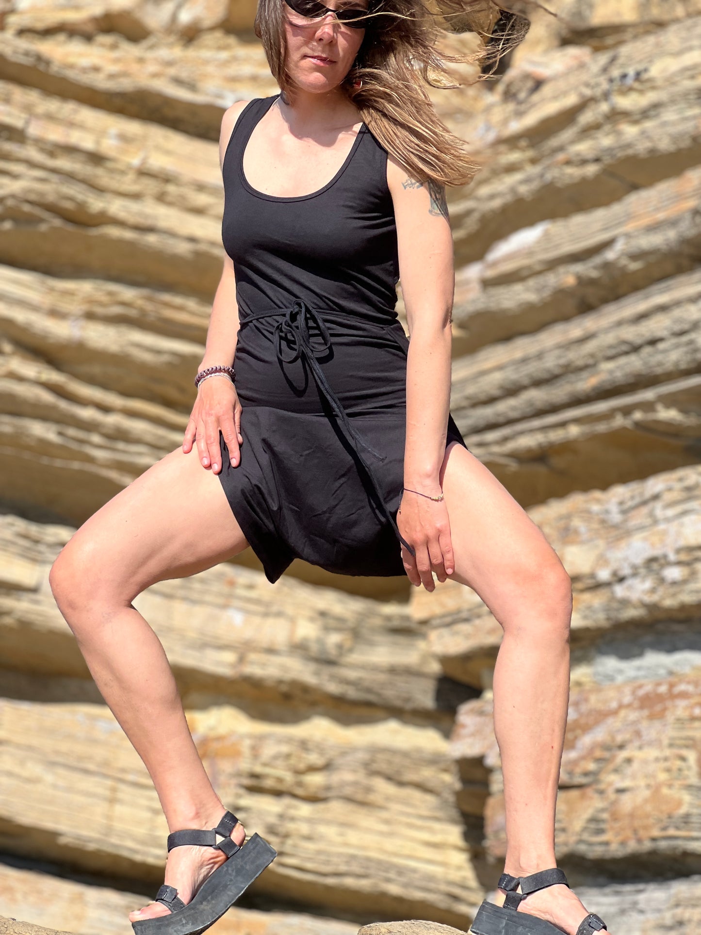 Airi — Bamboo Transformer Dress with Open Back