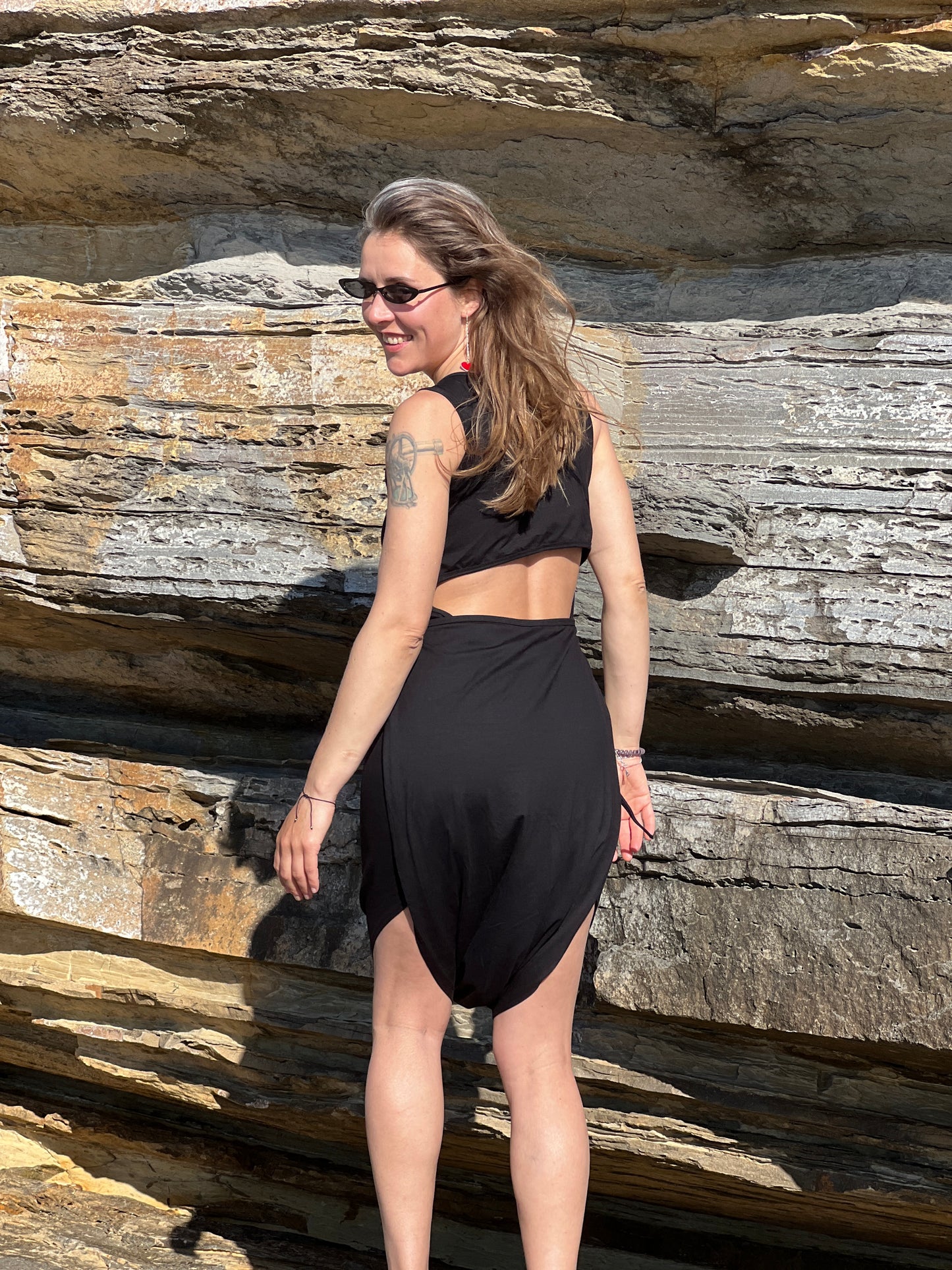 Airi — Bamboo Transformer Dress with Open Back