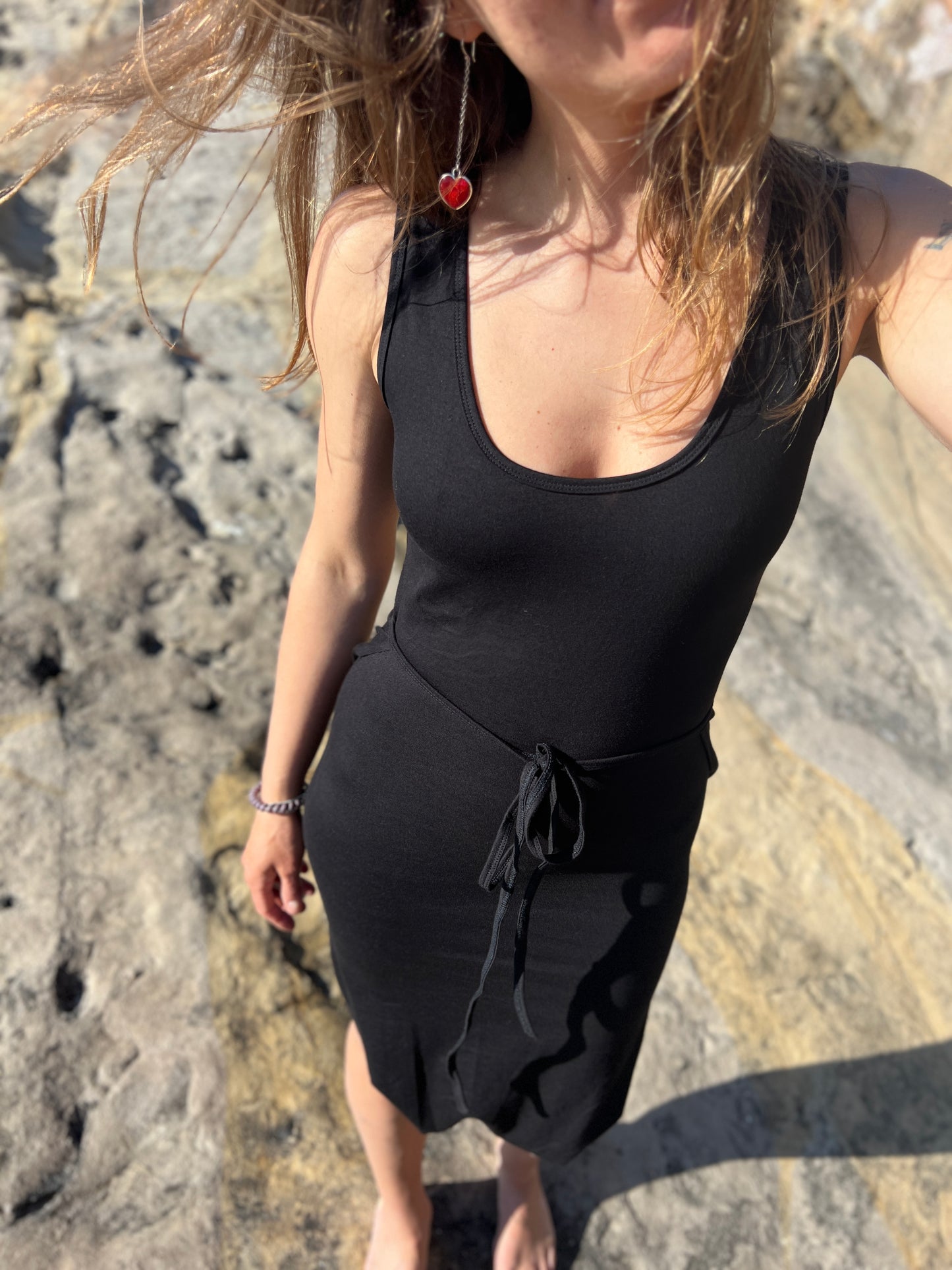 Airi — Bamboo Transformer Dress with Open Back