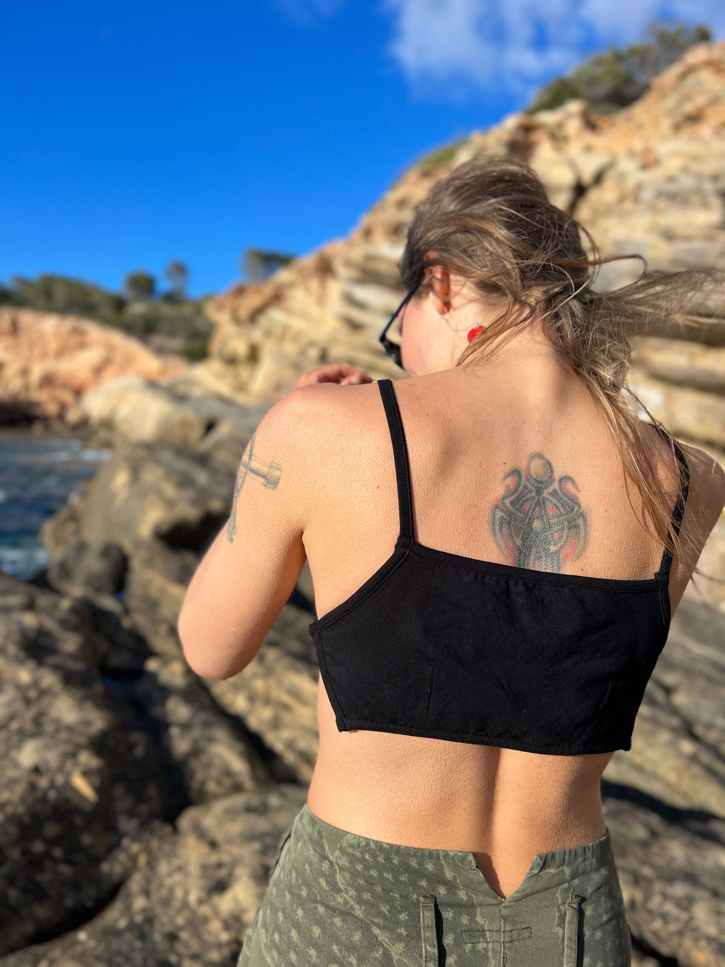 YUNA — Bamboo Side-Hook Women’s Top Unique Design