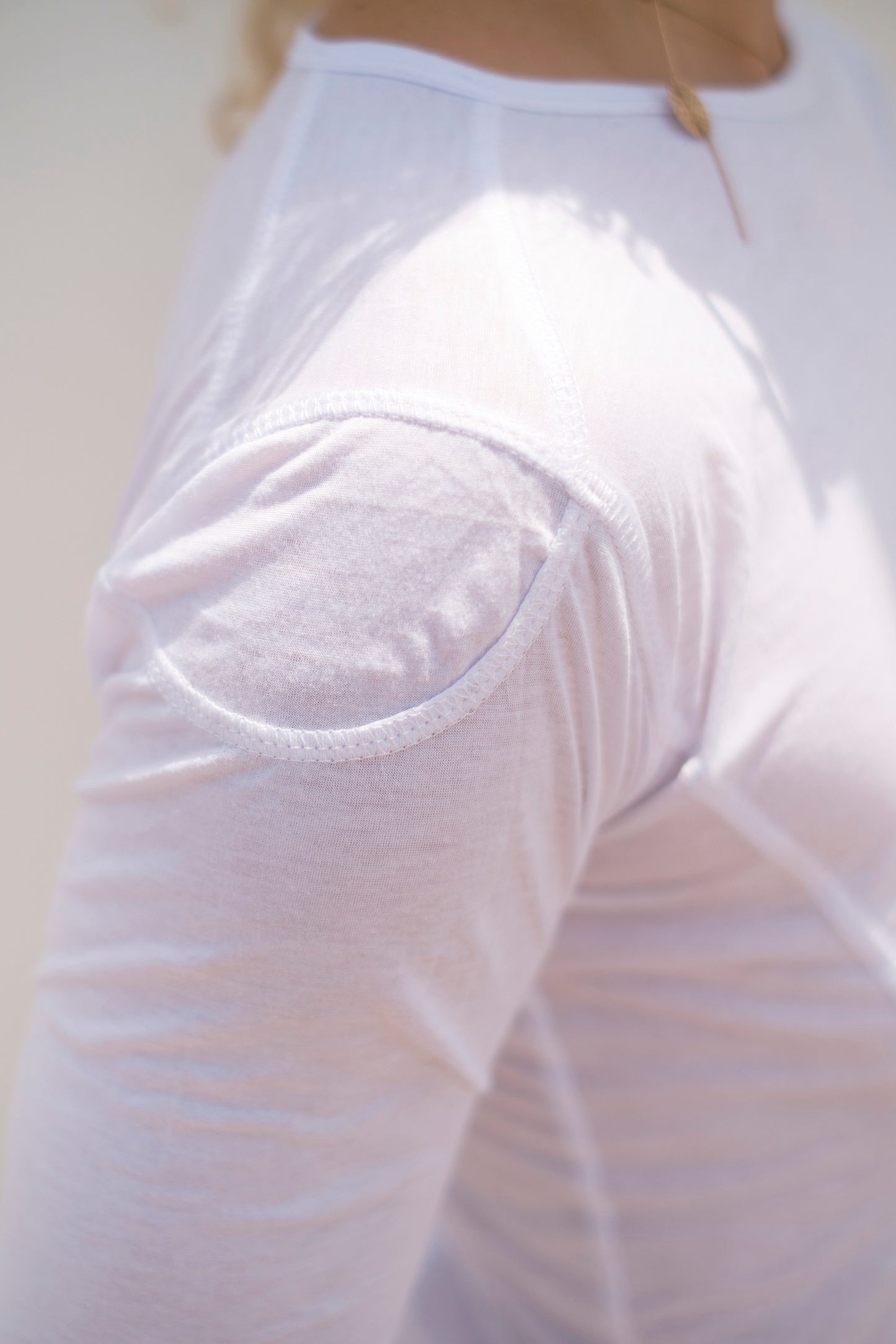 YUKI – Suprima Cotton Long-Sleeve Dress – White