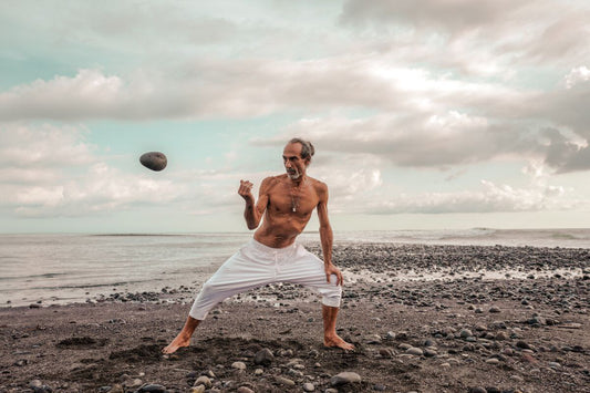 KIO White Bamboo Yoga Pants Man, Workout, Comfy Pants Wear Suit, Dance Pants, Shorts Man, Shorts Pants,3/4 Length