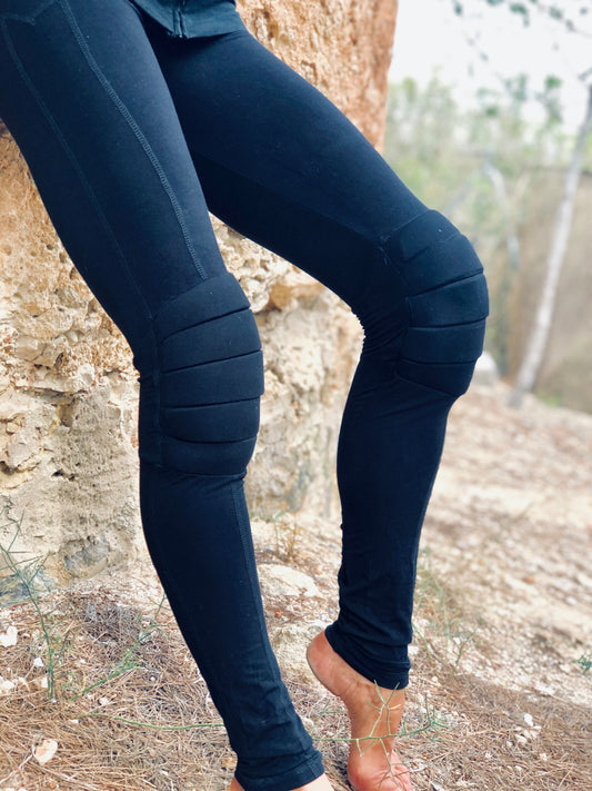 KAM Yoga PANTS women, unique yoga clothes, sports dance pants clothing, Bamboo workout yoga pants.  pants with protective knee pads