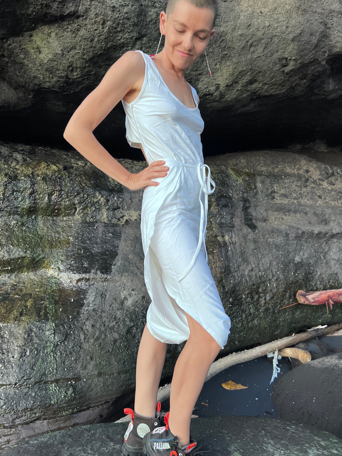 Airi — Bamboo Transformer Dress with Open Back