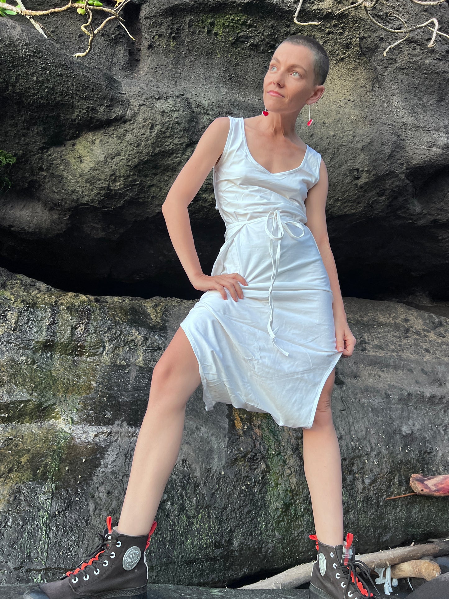 Airi — Bamboo Transformer Dress with Open Back