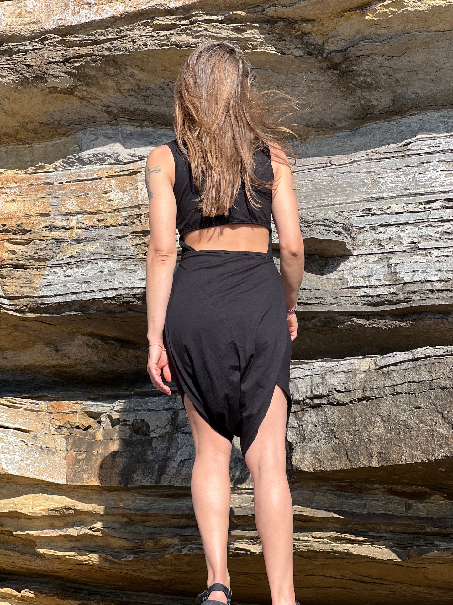 Airi — Bamboo Transformer Dress with Open Back