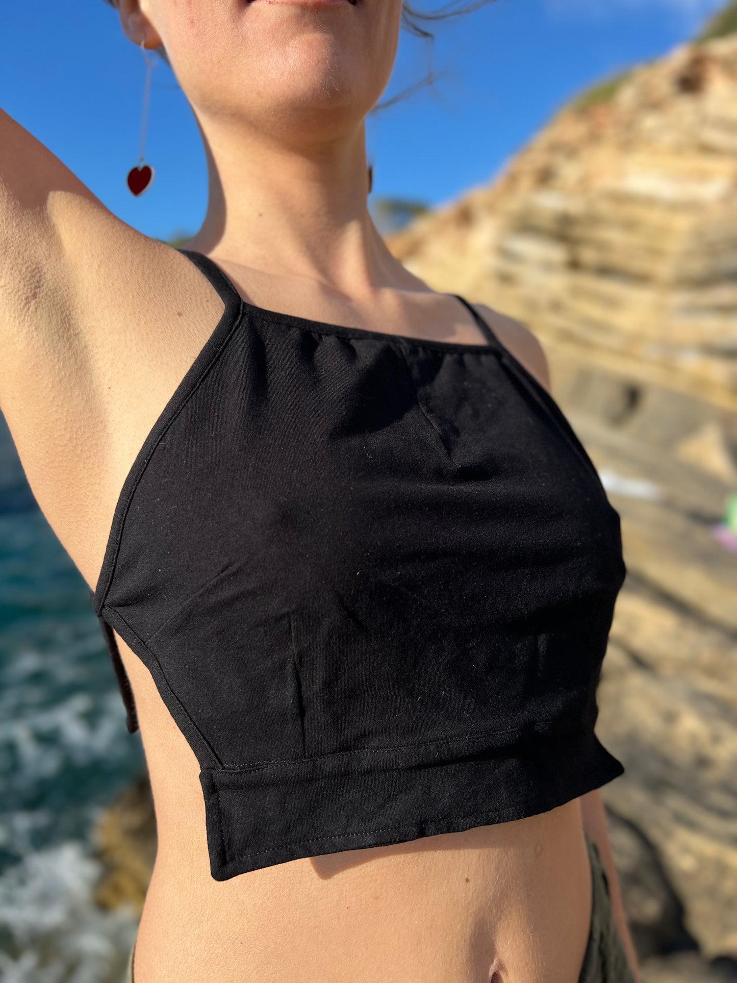 YUNA — Bamboo Side-Hook Women’s Top Unique Design